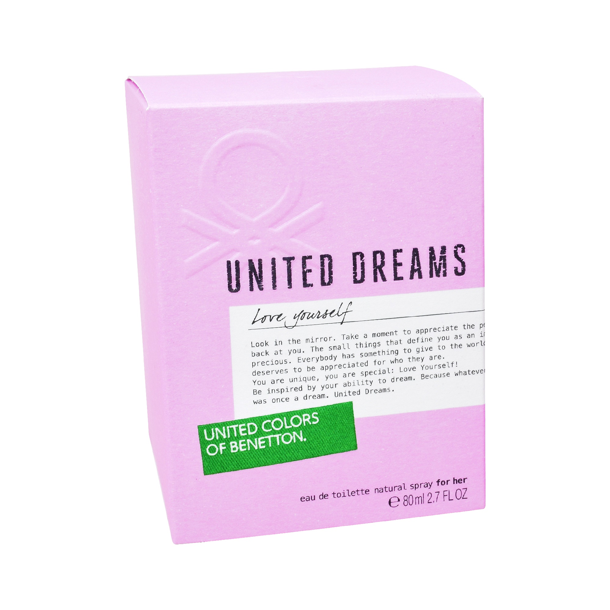 Foto 3 pulgar | United Dreams Love Yourself de Benetton para Dama de 80 ml Edt Spray