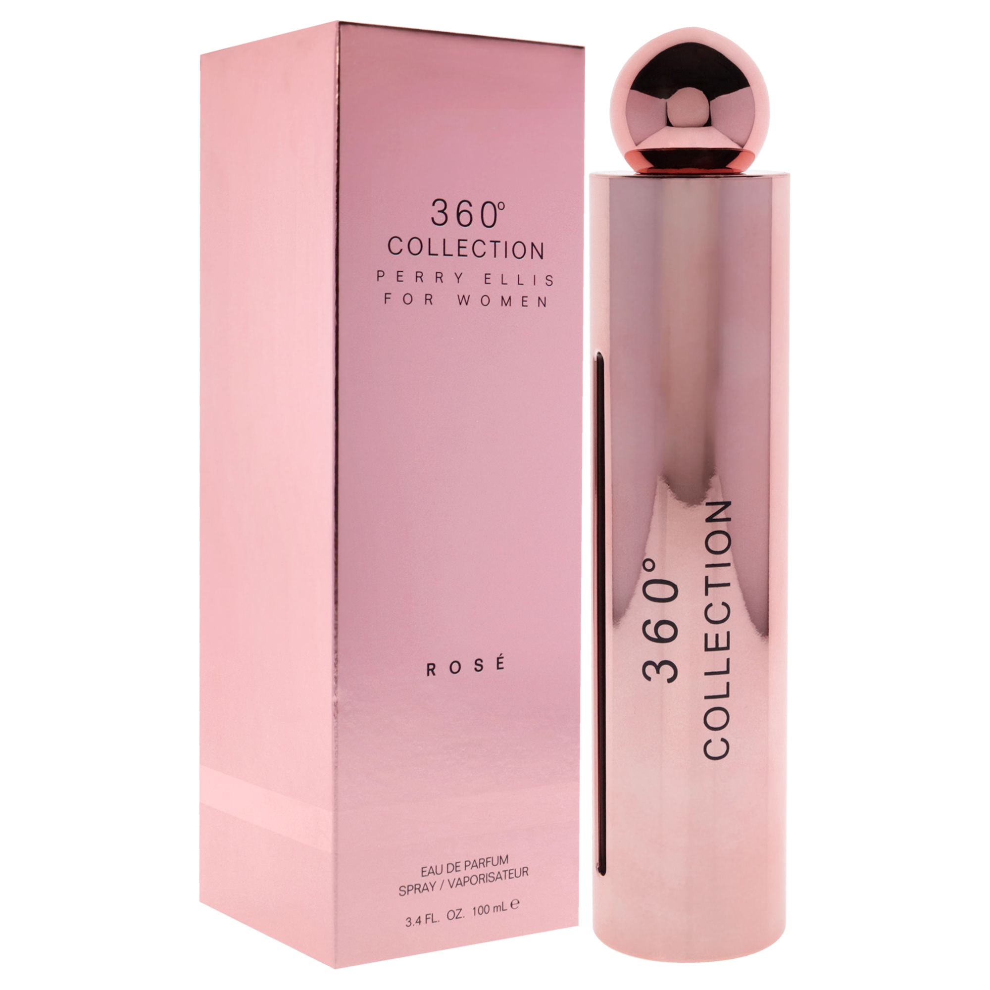 Foto 4 pulgar | Perfume para Dama 360° Collection Rose 100 Ml Edp Spray