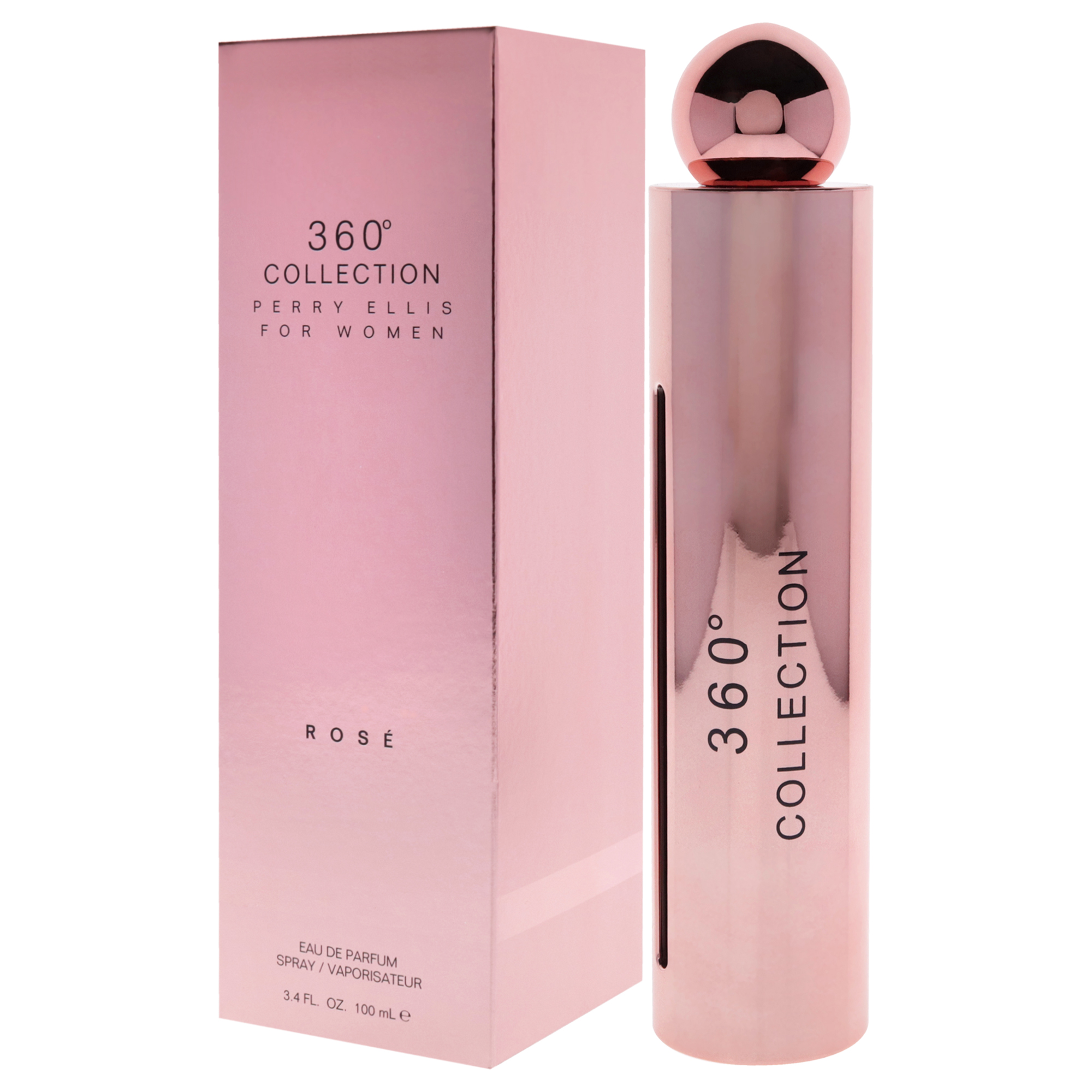 Foto 5 pulgar | Perfume para Dama 360° Collection Rose 100 Ml Edp Spray