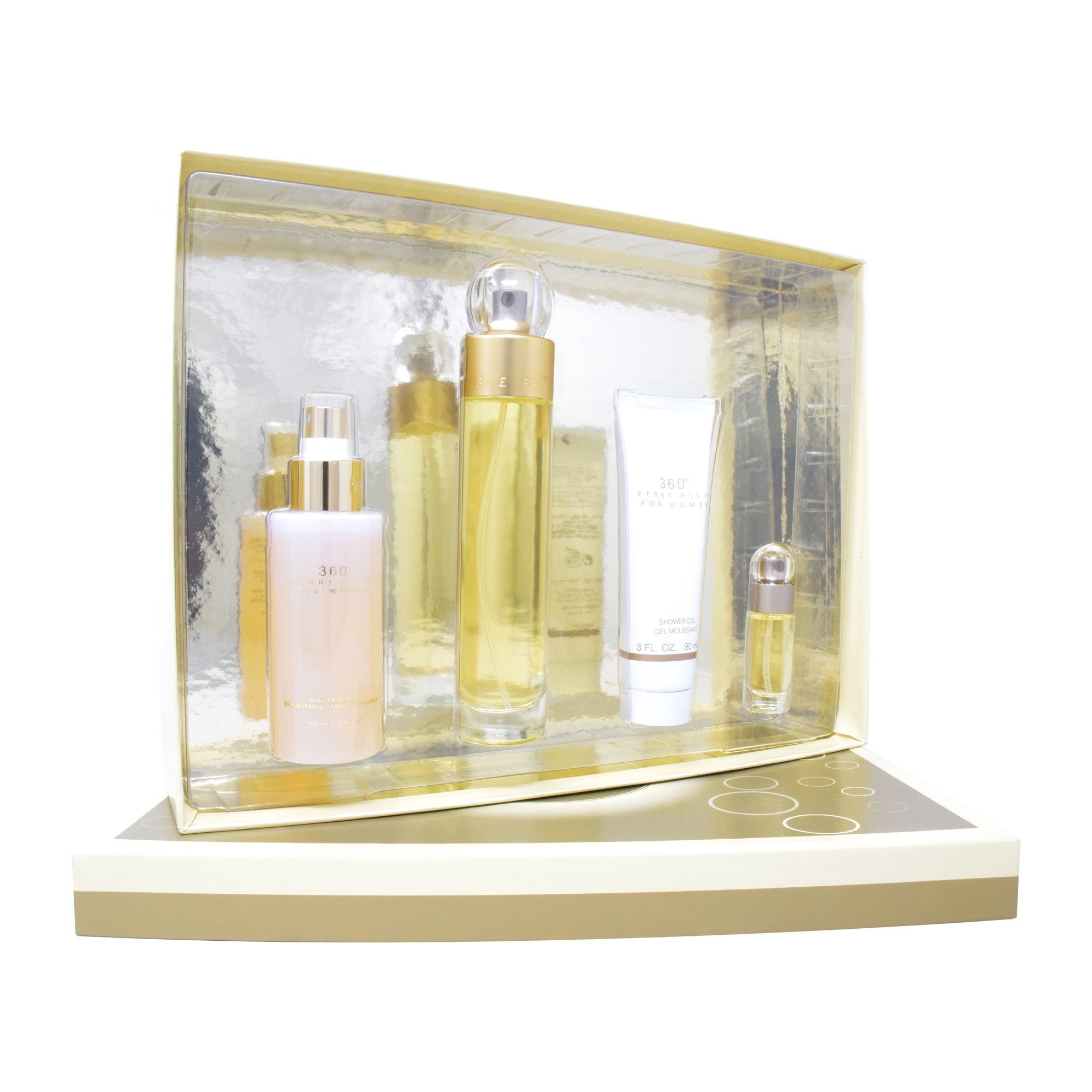Foto 2 pulgar | Set 4 Pzs 360 Dama De Perry Ellis Edt 100 Ml