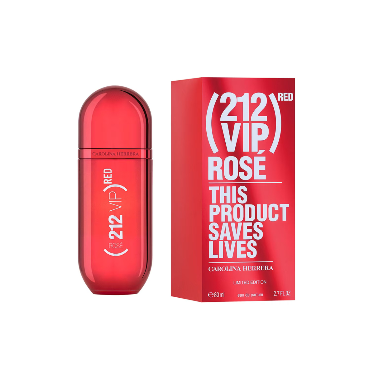Foto 4 pulgar | Perfume 212 Vip Rose Red 80 ml Edp Spray para Mujer
