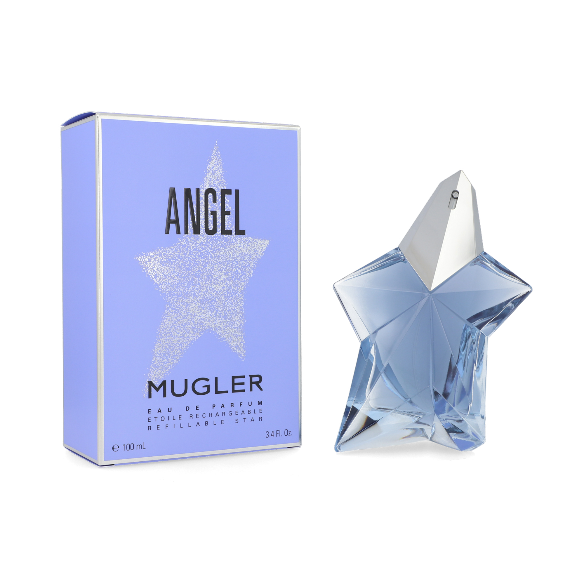 Foto 2 pulgar | Perfume para Dama Mugler Angel Star Refillable 100 Ml Edp