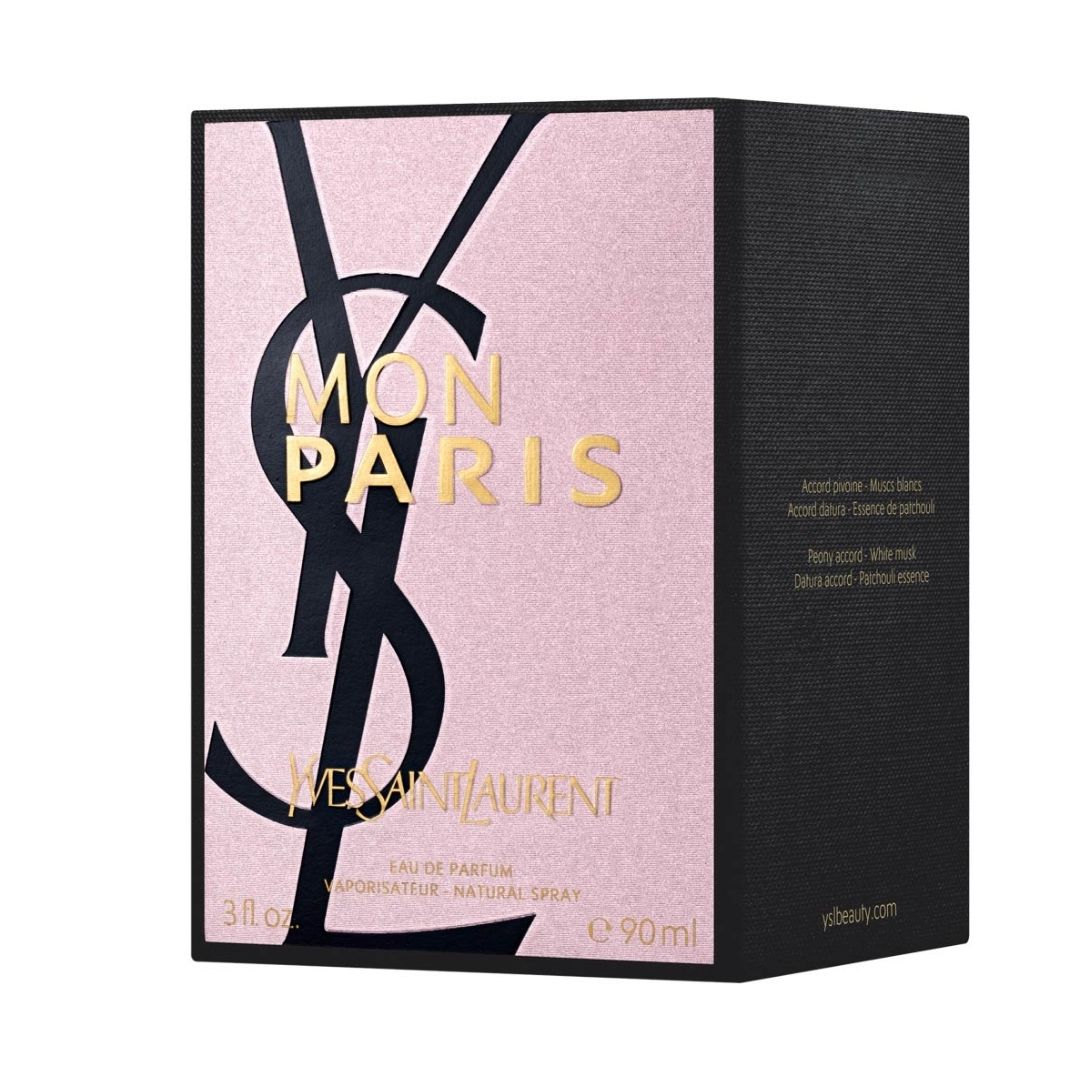 Foto 3 pulgar | Perfume Yves Saint Laurent Mon Paris para Mujer Edp de 90 ml