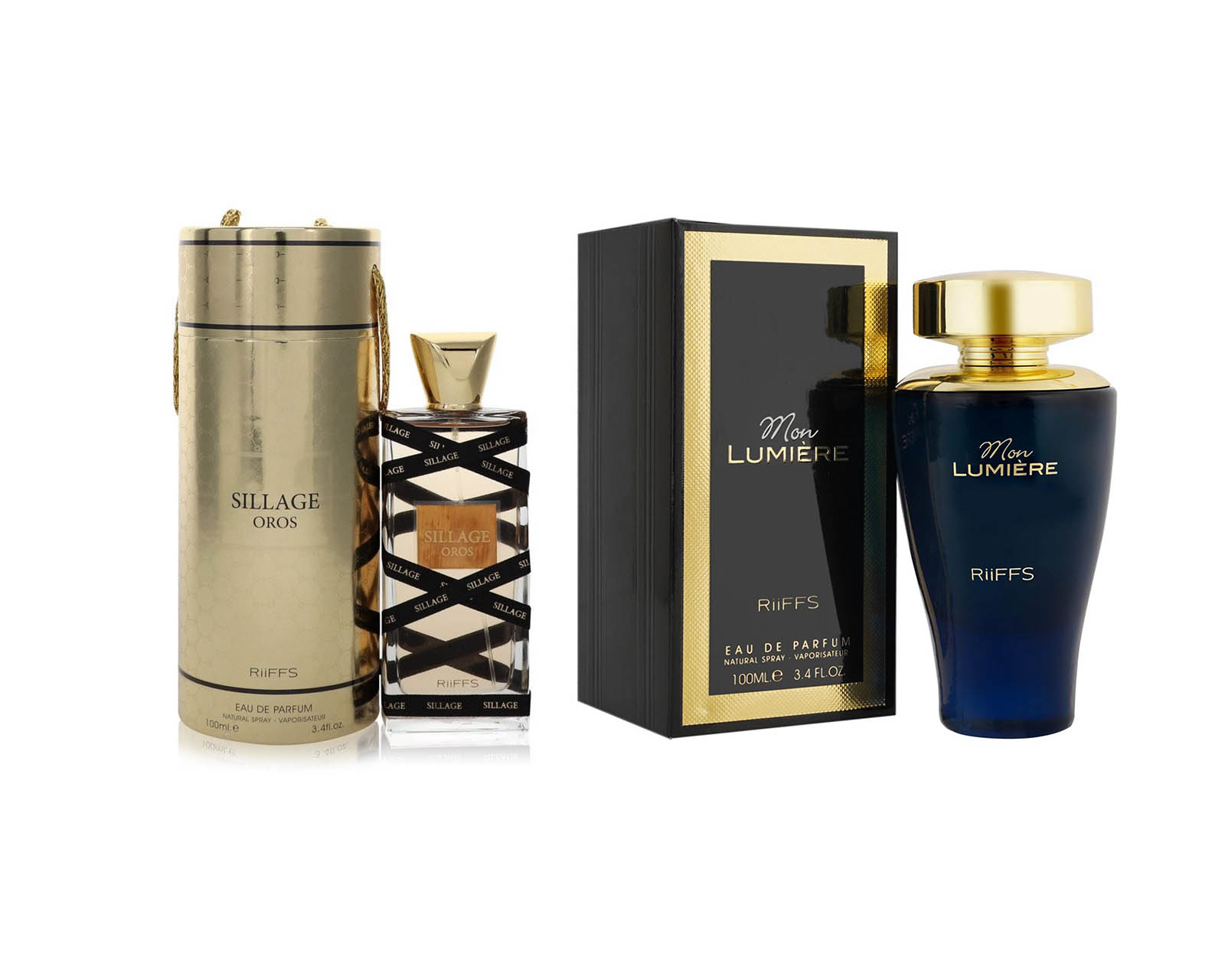 Foto 1 | Set de Pefumes Riiffs Mujer Sillage Oros - Mon Lumiere Mujer Edp 100ml