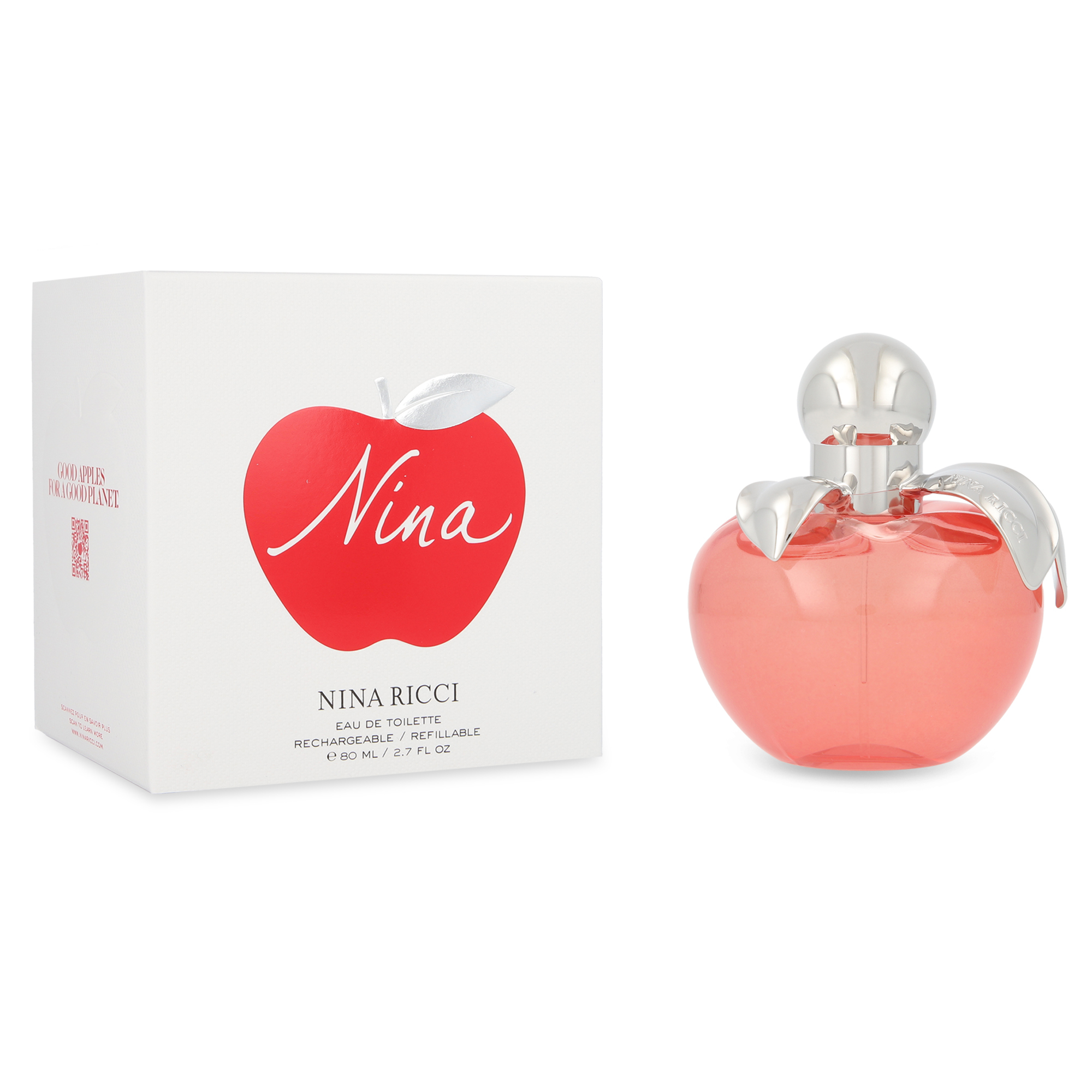 Foto 2 pulgar | Perfume Nina Ricci 80 ML Edt Spray Refillable