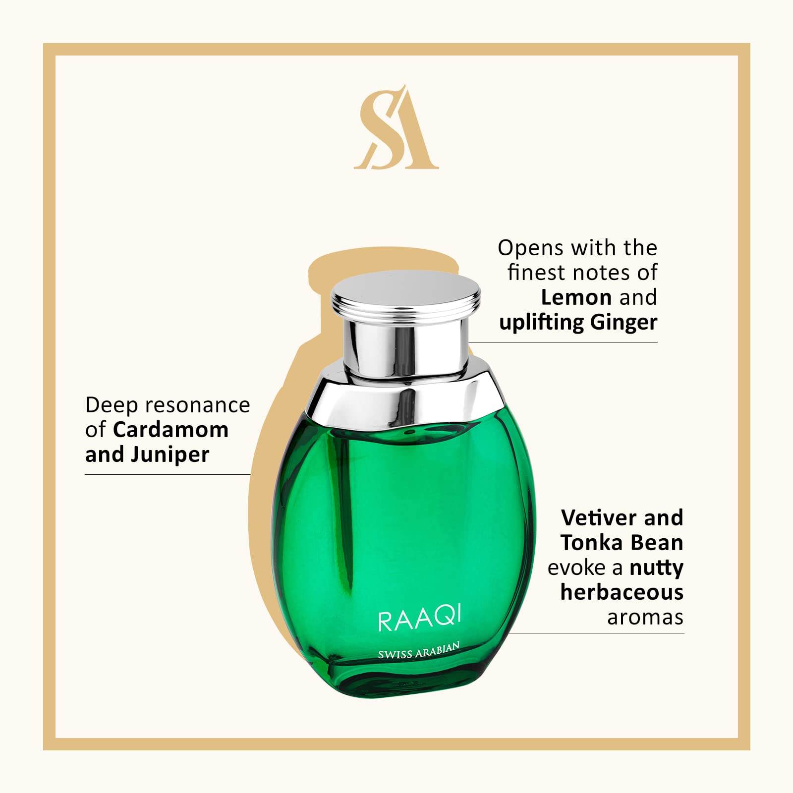 Foto 3 pulgar | Perfume Swiss Arabian Raaqi Eau de Parfum 100 ml para Mujer - Venta Internacional