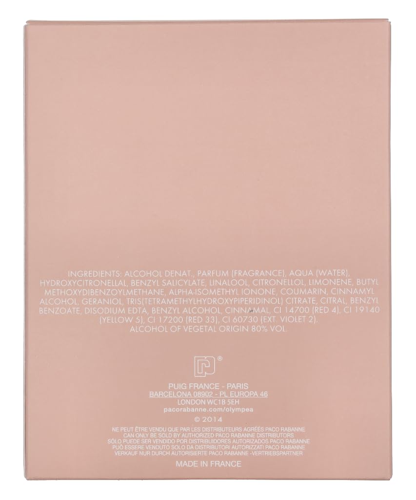 Foto 7 pulgar | Perfume Paco Rabanne Olympea Eau De Parfum 50 Ml - Venta Internacional