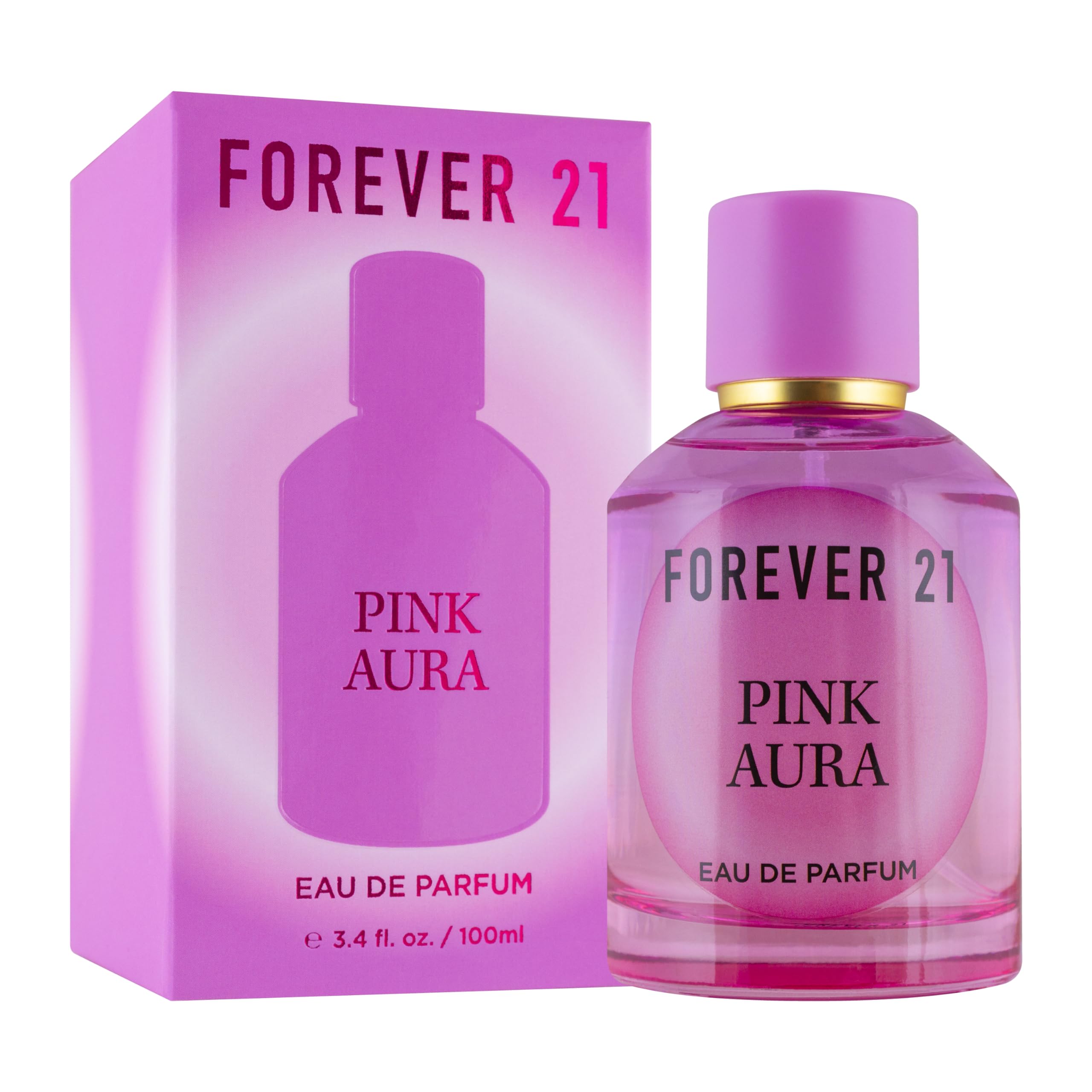 Perfume Forever 21 Pink Aura Eau De Parfum Para Mujer, 100 Ml - Venta Internacional.