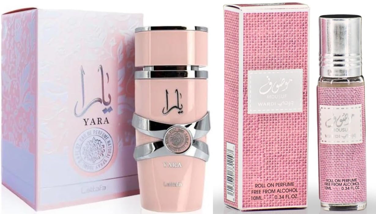 Foto 1 | Perfume Yara Eau De Parfum 100 Ml + Aceite De Perfume Mousuf Wardi 10 Ml - Venta Internacional.