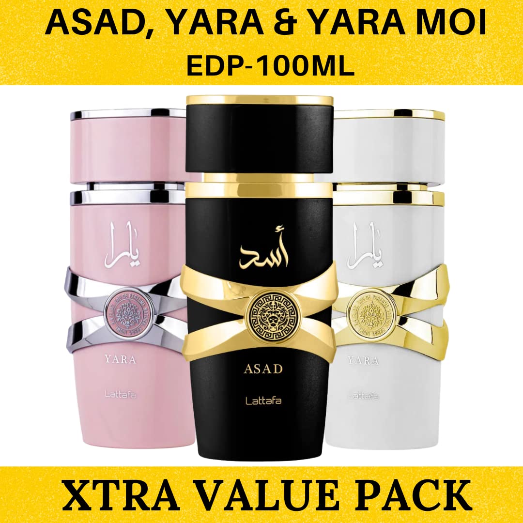 Foto 2 | Perfumes Lattafa Perfumes Yara, Asad Y Yara Moi Edp 100 Ml - Venta Internacional.