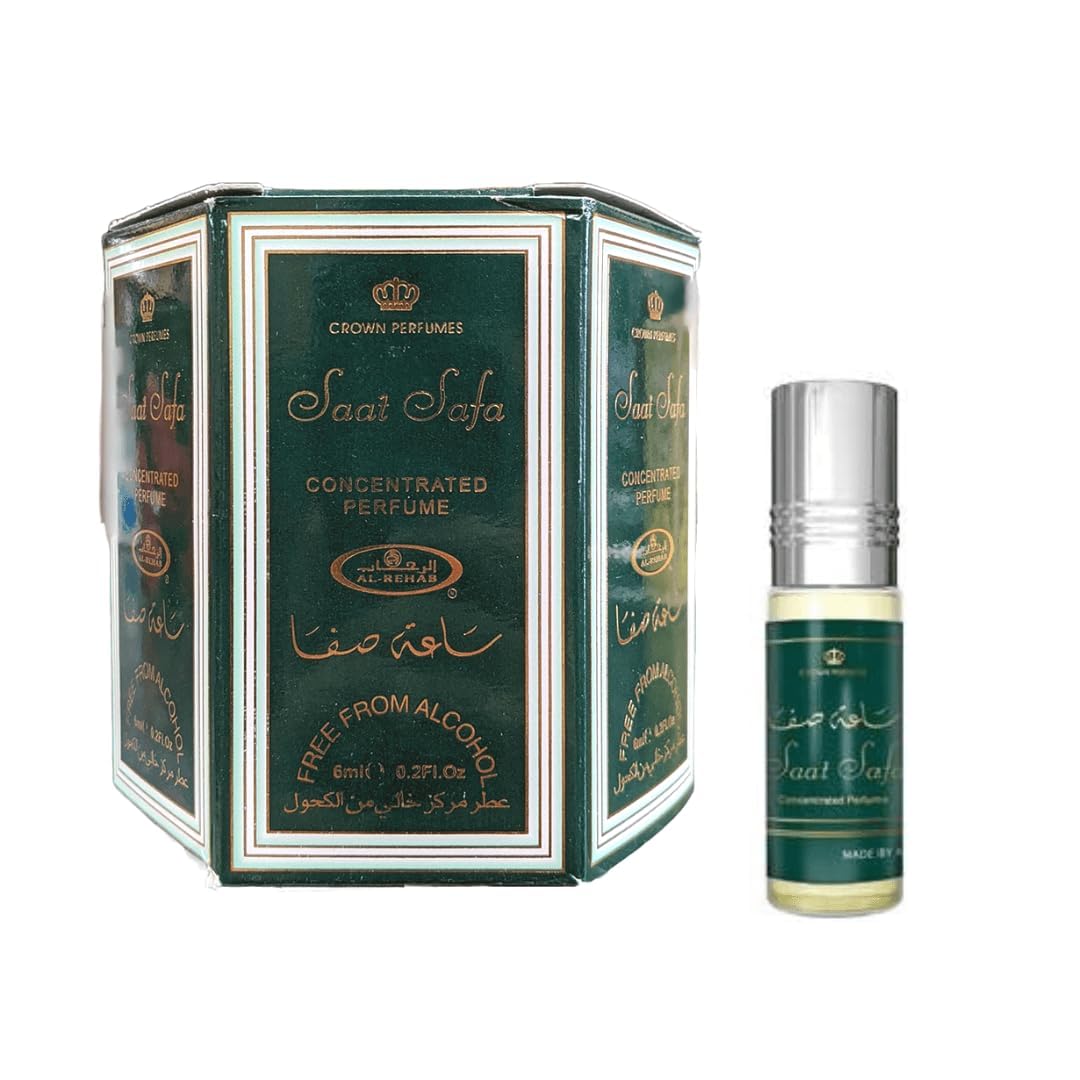 Foto 1 | Aceite De Perfume Saat Safa Roll-on, 6 Ml (paquete De 6) De Al-rehab - Venta Internacional.
