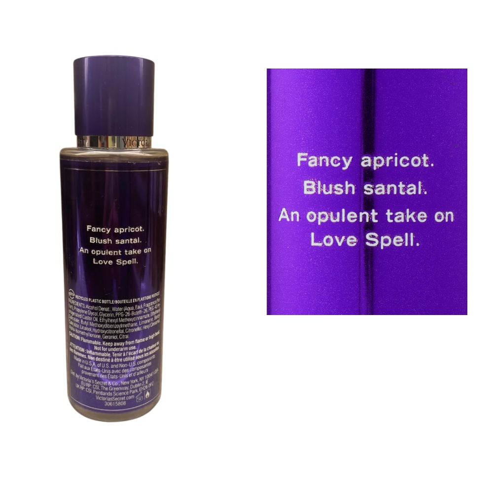 Foto 4 pulgar | Body Splash Victoria's Secret Love Spell Luxe 250 ml