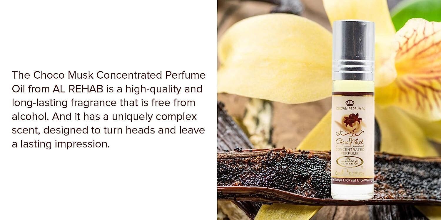 Foto 4 pulgar | Aceite De Perfume Rsgm Al-rehab Choco Musk, 6 Ml, De Larga Duración - Venta Internacional.