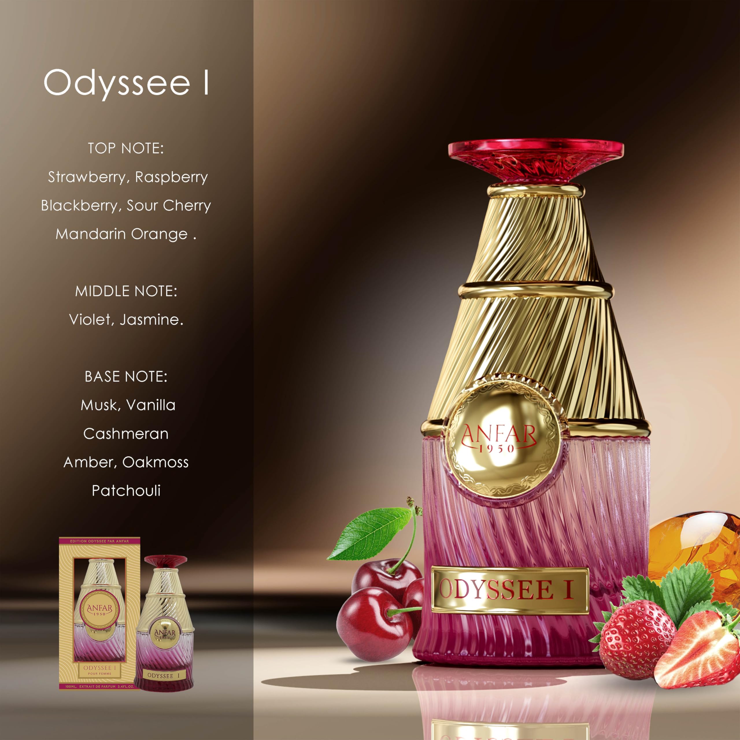 Foto 3 pulgar | Perfume Anfar Odyssee I de 100 ml para Mujer-Venta Internacional