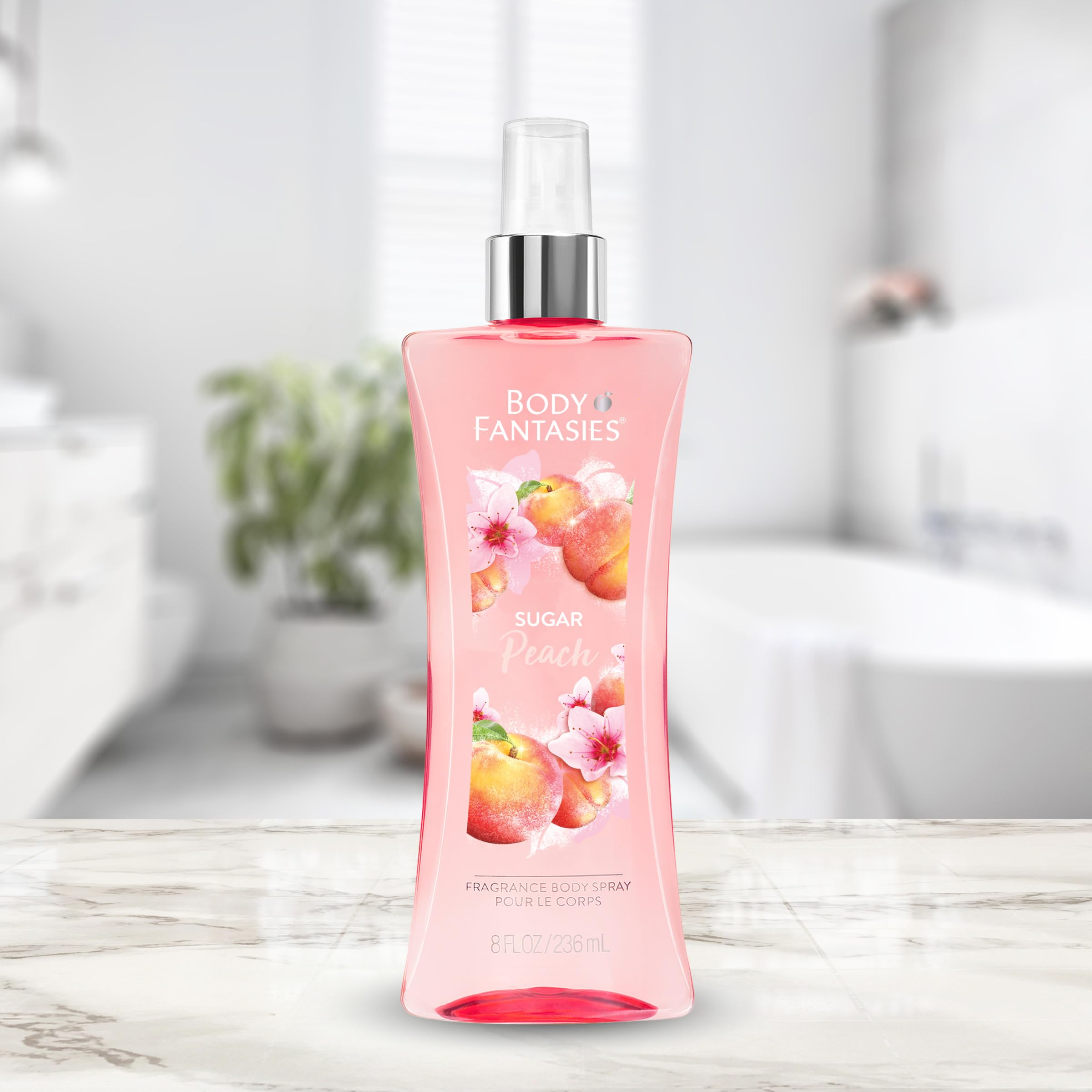 Foto 7 pulgar | Spray Corporal Body Fantasies Signature Sugar Peach 240 Ml - Venta Internacional.