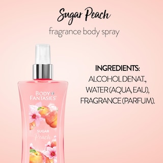Foto 7 | Spray Corporal Body Fantasies Signature Sugar Peach 240 Ml - Venta Internacional.