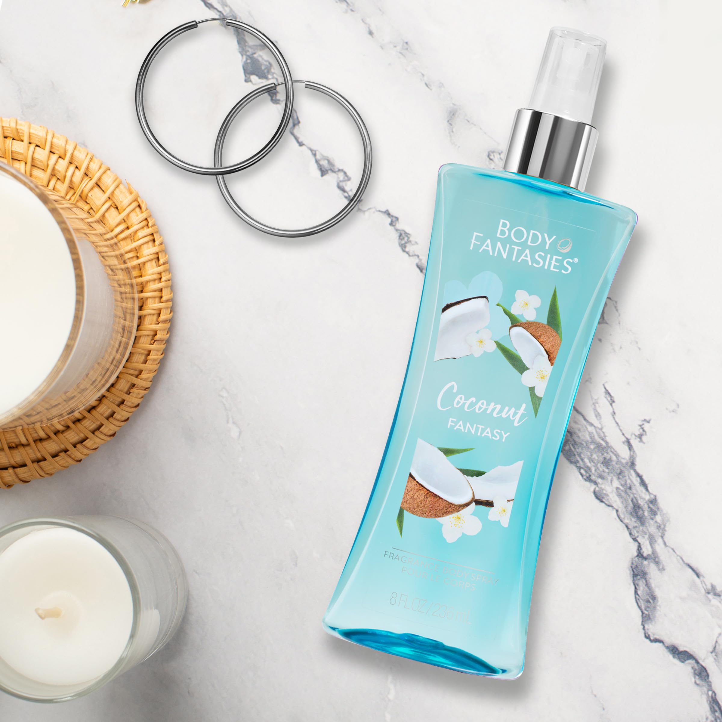 Foto 6 pulgar | Spray Corporal Body Fantasies Coconut Fantasy 236 Ml Para Mujer - Venta Internacional.