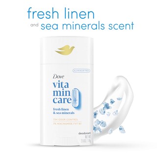 Foto 2 | Desodorante en Barra Dove Vitamincare+ Fresh Linen & Sea Mineral 2.6 oz sin Aluminio - Venta Internacional