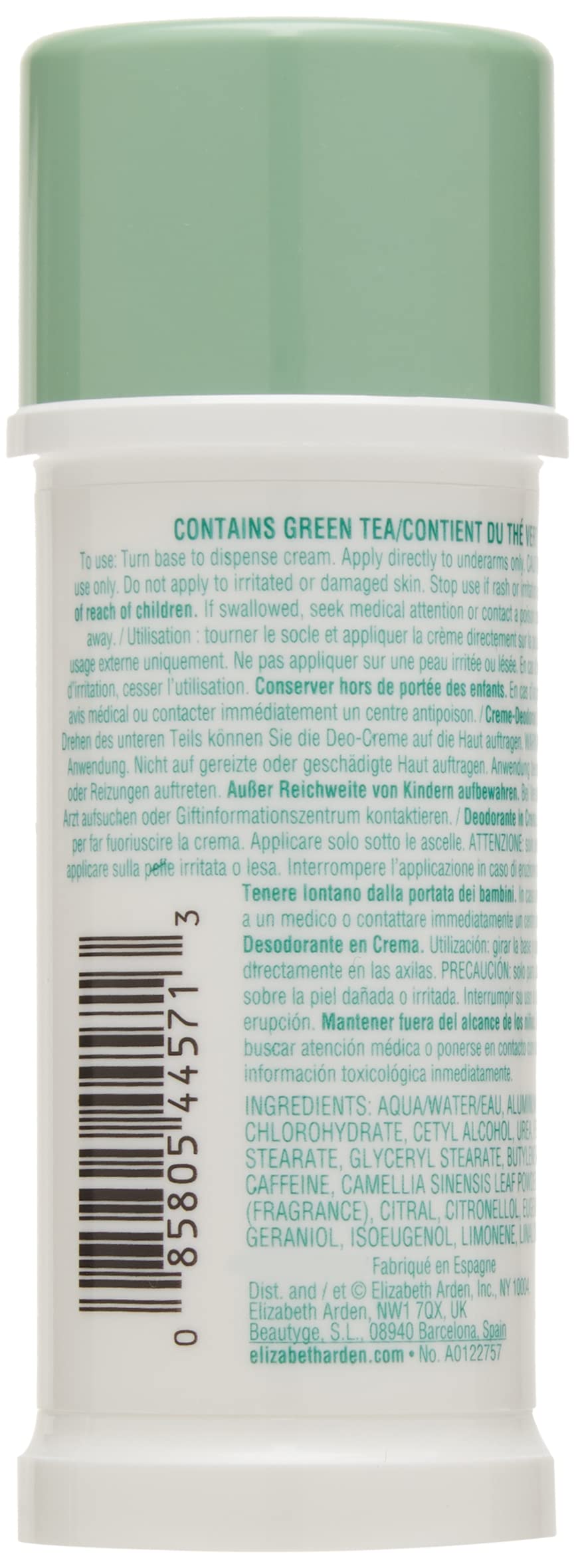 Foto 3 pulgar | Crema Desodorante Elizabeth Arden Green Tea 45 Ml - Venta Internacional