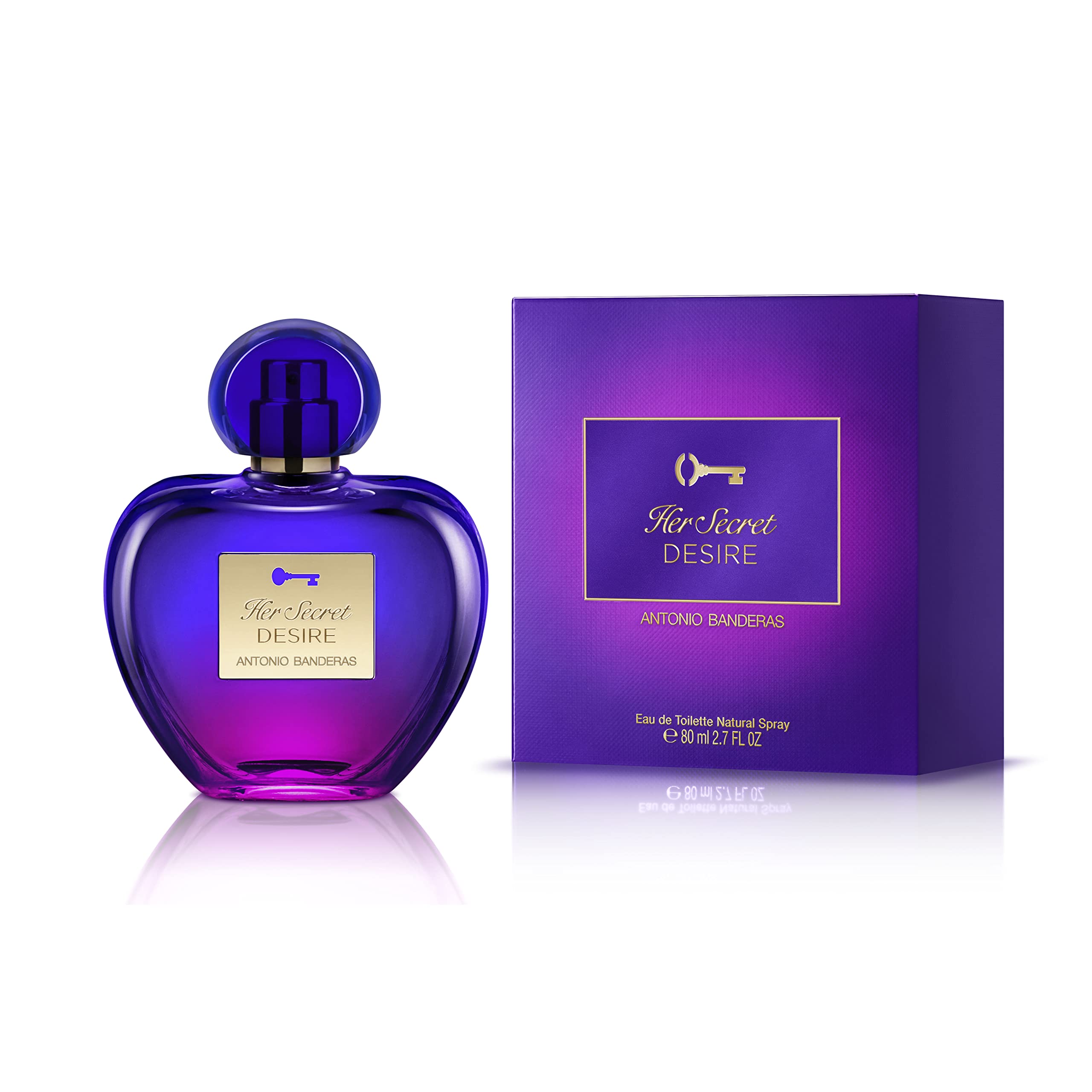 Perfume Antonio Banderas Her Secret Desire Eau De Toilette, 50 Ml - Venta Internacional.