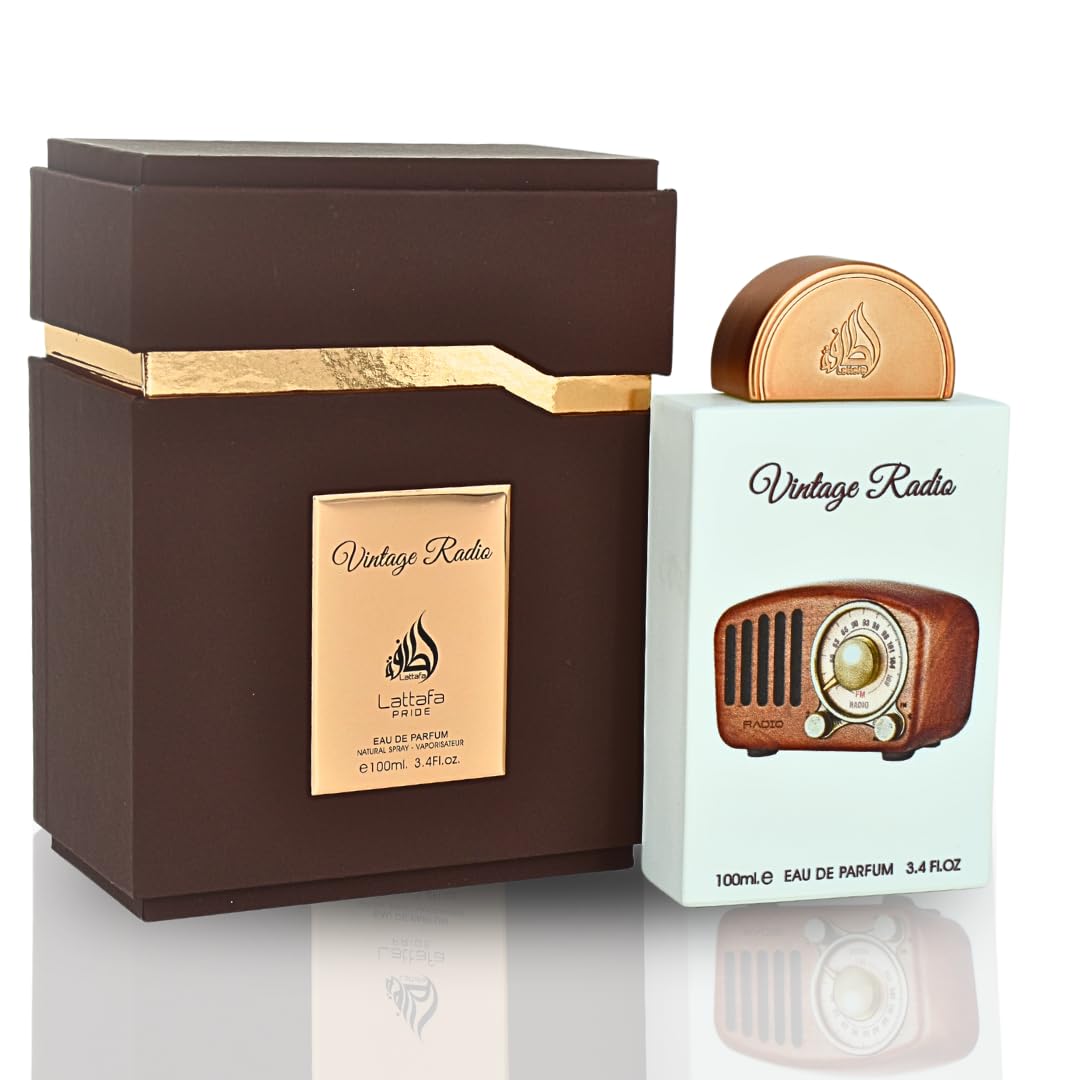 Lattafa Pride Vintage Radio For Unisex Eau De Parfum Spray, 3.4 Ounce / 100 Ml - Venta Internacional.