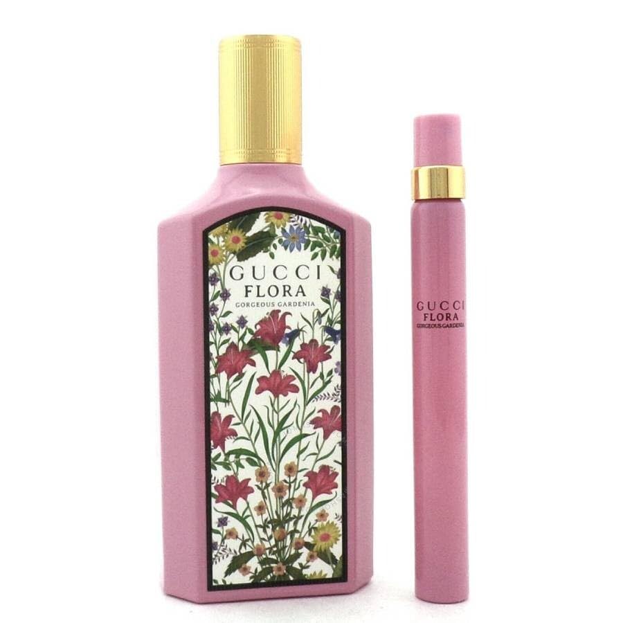 Set de Regalo Perfume Flora Gorgeous Gardenia Gucci para Mujer 2 Piezas - Venta Internacional