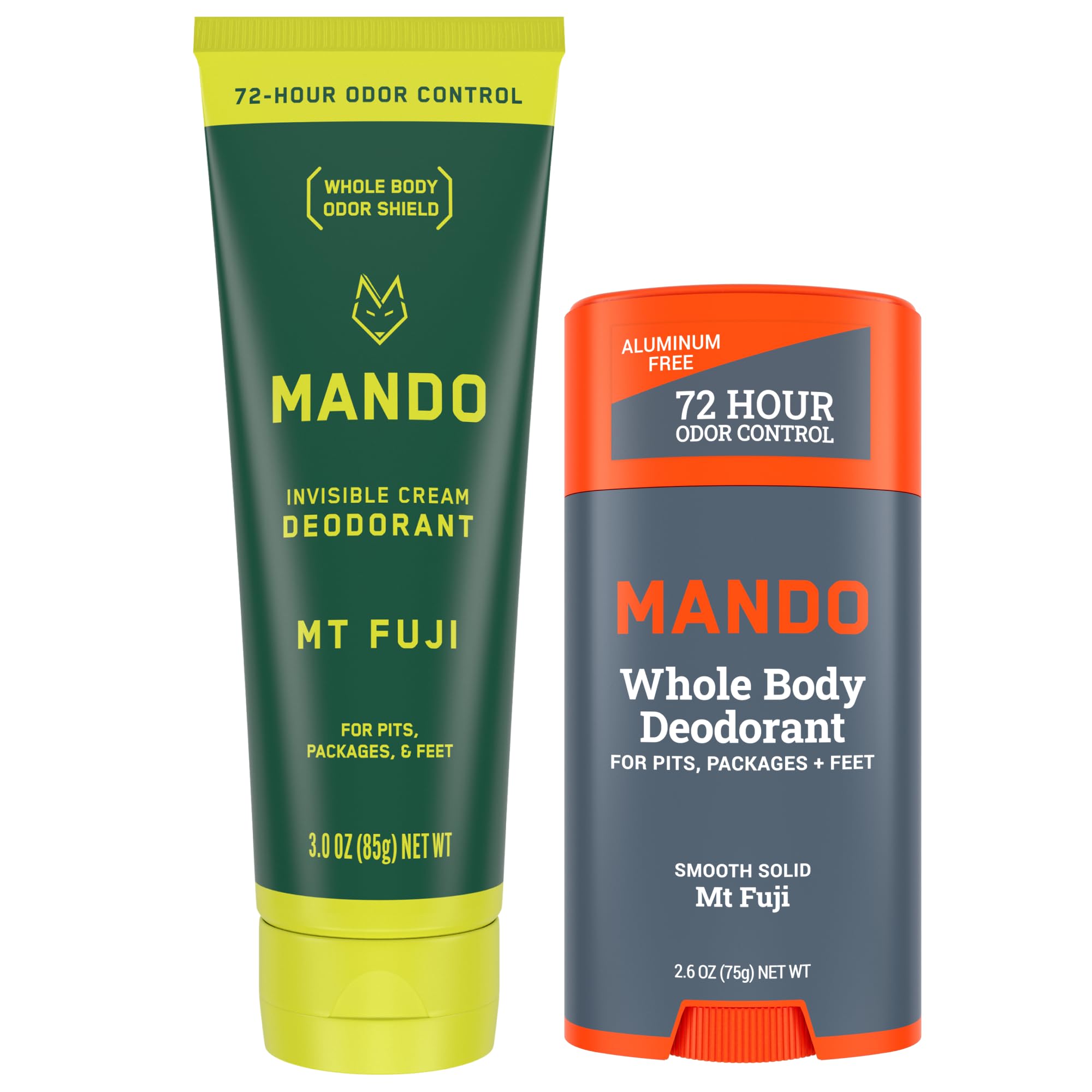 Foto 8 pulgar | Desodorante Mando, Crema Invisible Para Todo El Cuerpo, Tubo De 90 Ml Y Barra Sólida De 75 G - Venta Internacional.