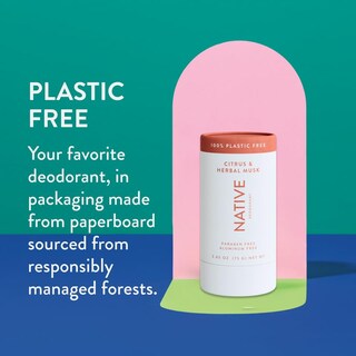 Foto 4 | Desodorante Nativo, Libre De Plástico, 72 Horas, Para Controlar El Olor, Cítricos - Venta Internacional.