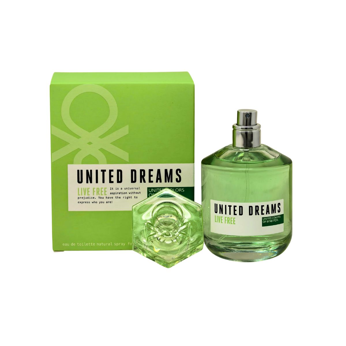 Foto 3 pulgar | Perfume Benetton United Dreams Live Free Edt 80 Ml para Mujer