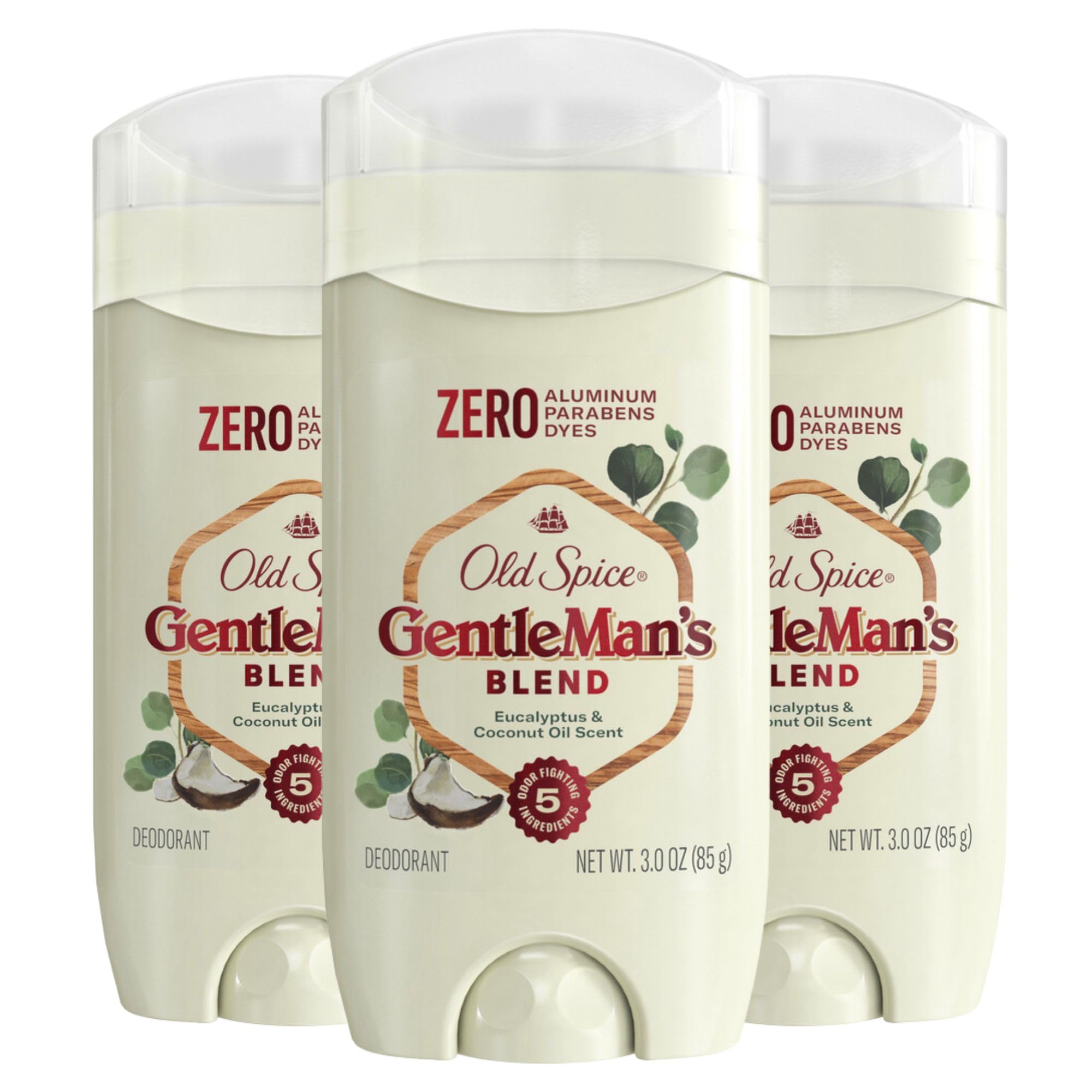 Desodorante Old Spice Sin Aluminio 3 Piezas - Venta Internacional