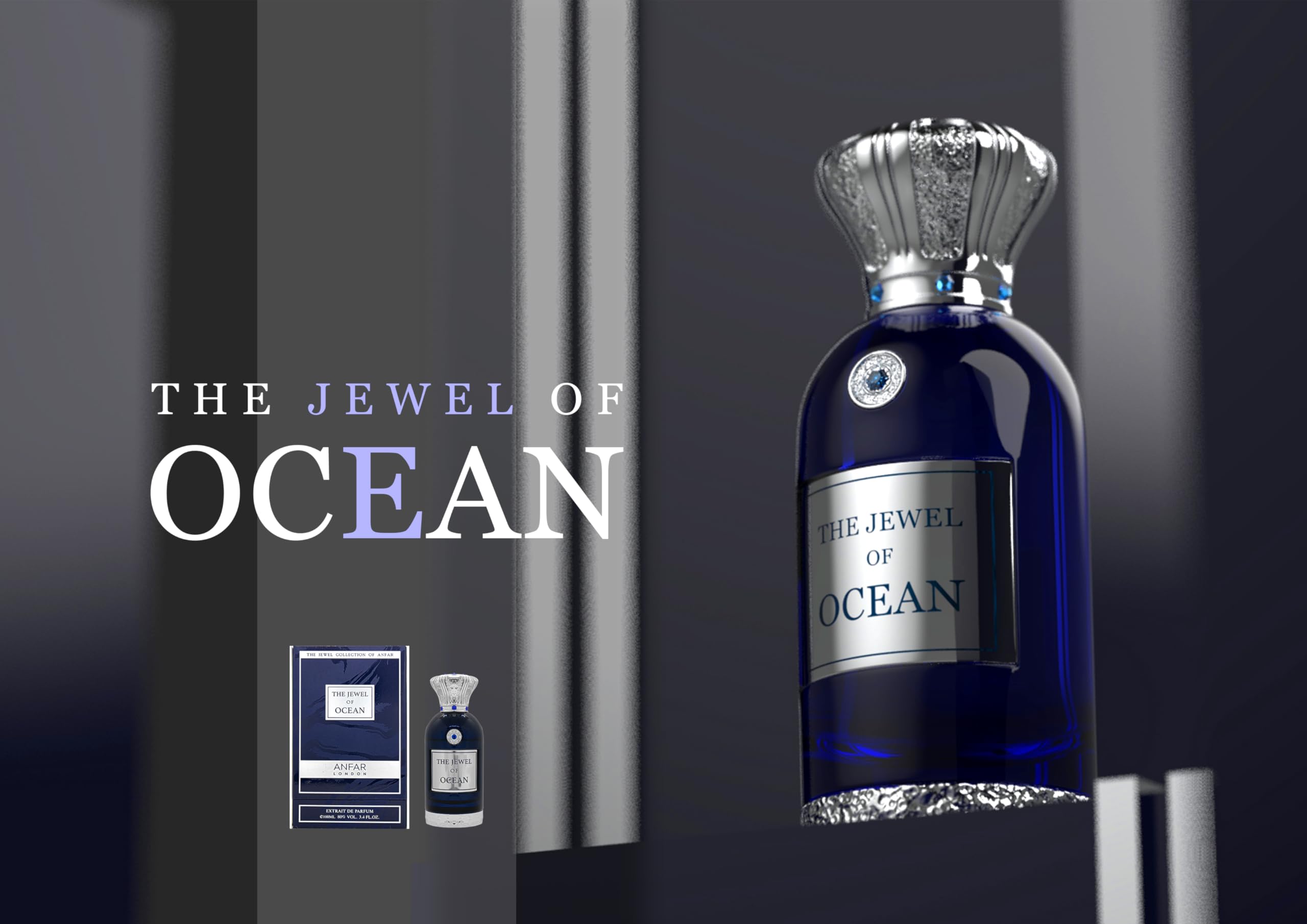 Foto 3 pulgar | Perfume Anfar London The Jewel Of Ocean Extrait De Parfum 100 Ml - Venta Internacional.