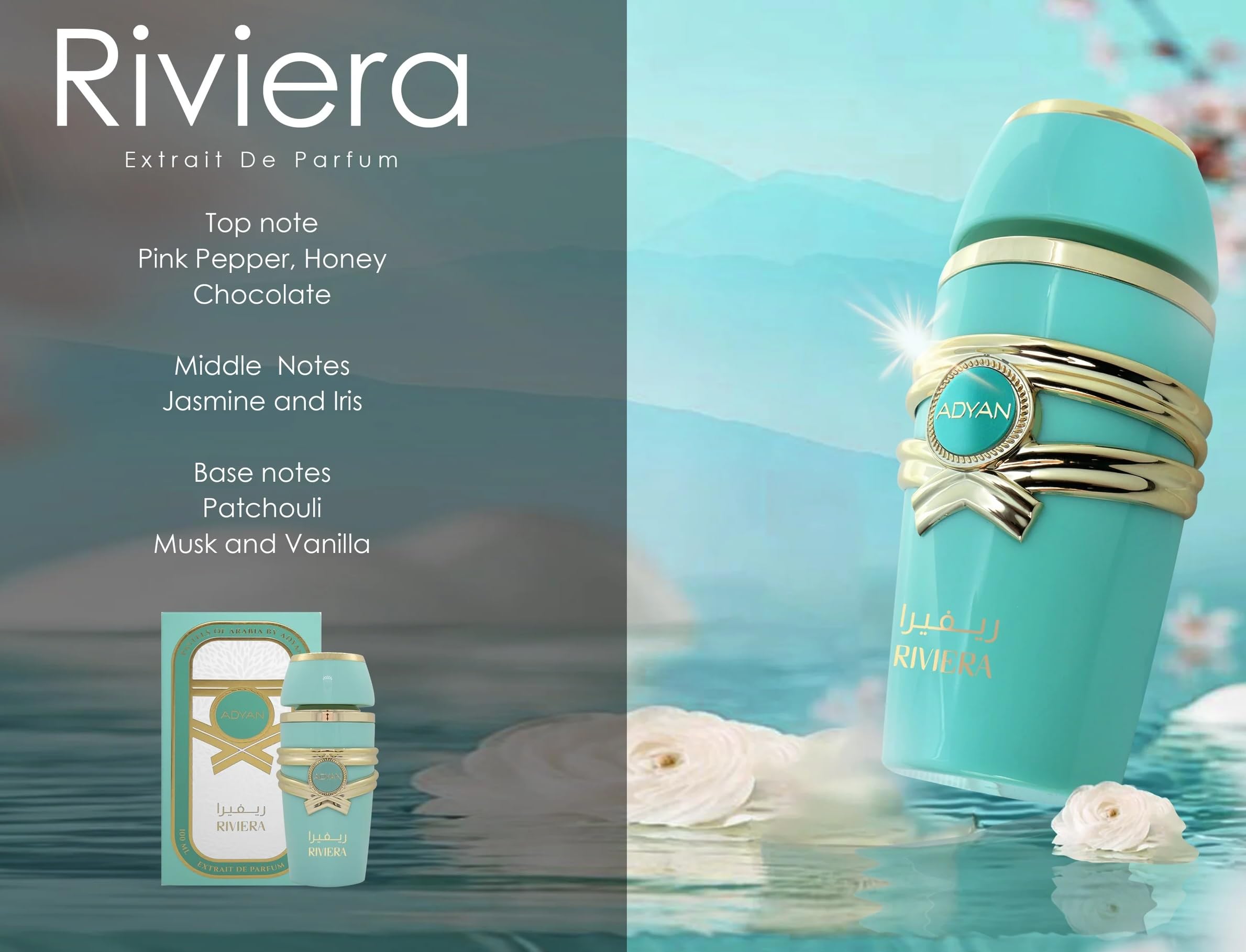 Foto 4 pulgar | Perfume Adyan Riviera Pastels Of Arabia Extrait De Parfum 100 Ml - Venta Internacional.