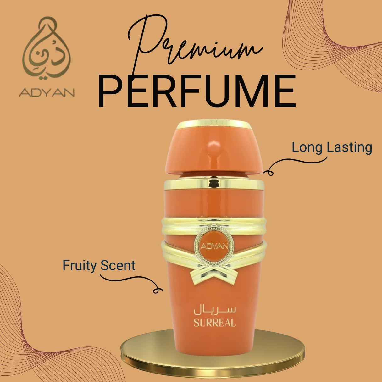 Foto 4 | Perfume Adyan Surreal Pastels Of Arabia, Extracto De Perfume, 100 Ml - Venta Internacional.