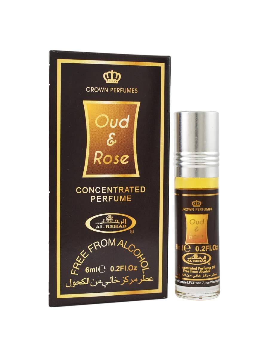 Foto 2 pulgar | Aceite de Perfume Al Rehab Oud & Rose 6 ml Paquete de 3 Unisex - Venta Internacional