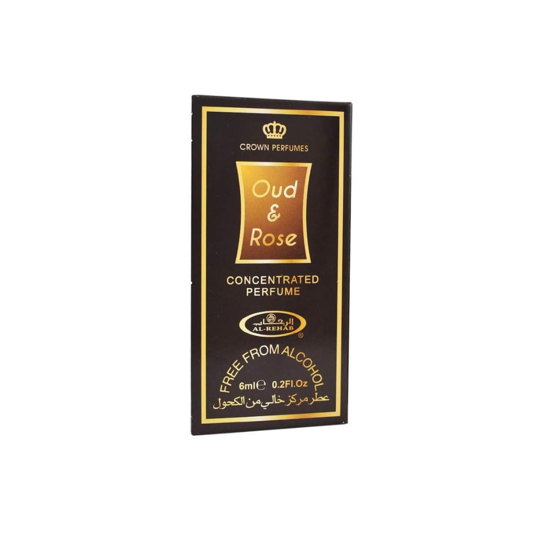 Foto 4 pulgar | Aceite de Perfume Al Rehab Oud & Rose 6 ml Paquete de 3 Unisex - Venta Internacional