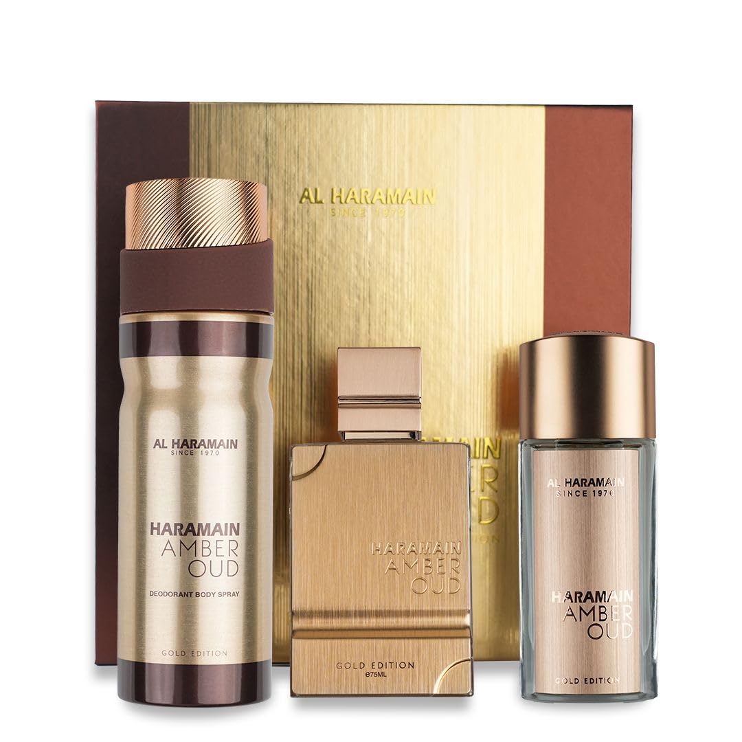 Foto 2 pulgar | Set De Regalo De Perfume Al Haramain Amber Oud Gold Edition 75 Ml Edp - Venta Internacional.