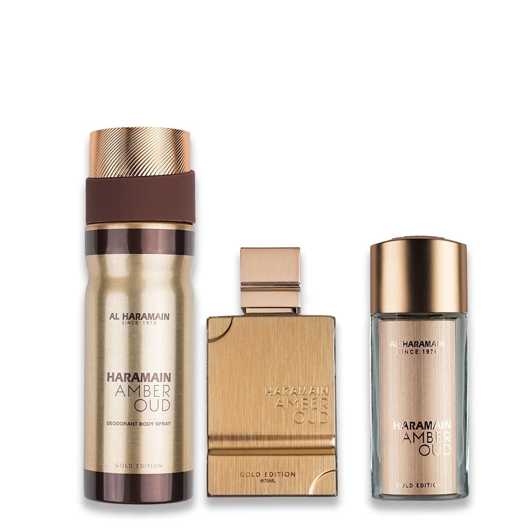 Foto 3 pulgar | Set De Regalo De Perfume Al Haramain Amber Oud Gold Edition 75 Ml Edp - Venta Internacional.