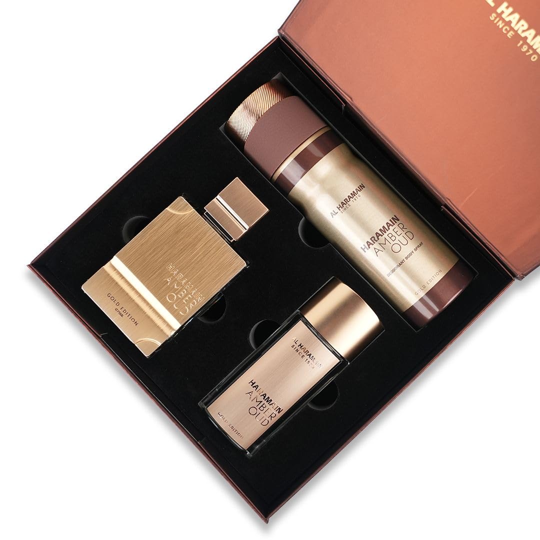Foto 4 pulgar | Set De Regalo De Perfume Al Haramain Amber Oud Gold Edition 75 Ml Edp - Venta Internacional.