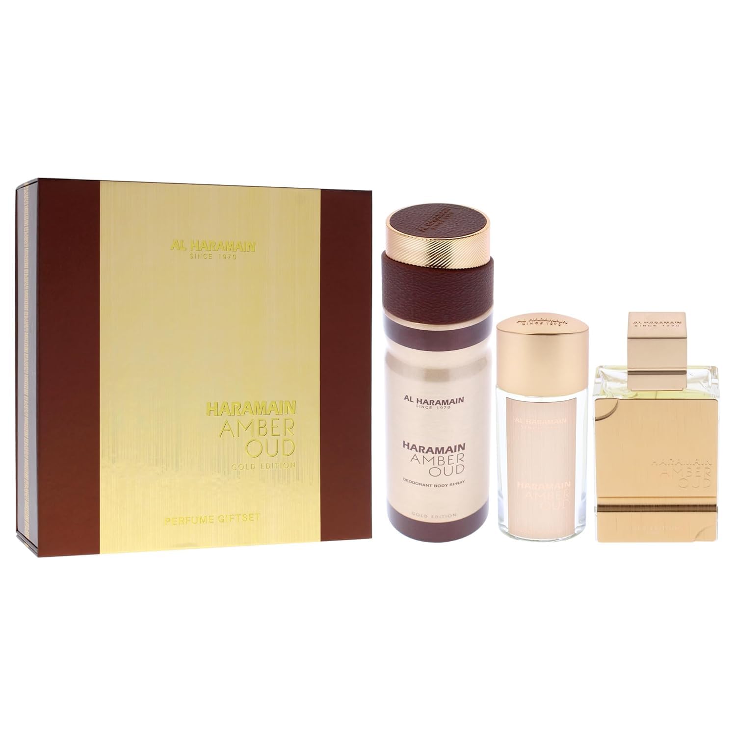 Foto 8 pulgar | Set De Regalo De Perfume Al Haramain Amber Oud Gold Edition 75 Ml Edp - Venta Internacional.