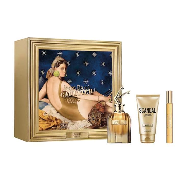 Set De Regalo De Perfume Jean Paul Gaultier Scandal Absolu Edp 80 Ml - Venta Internacional.