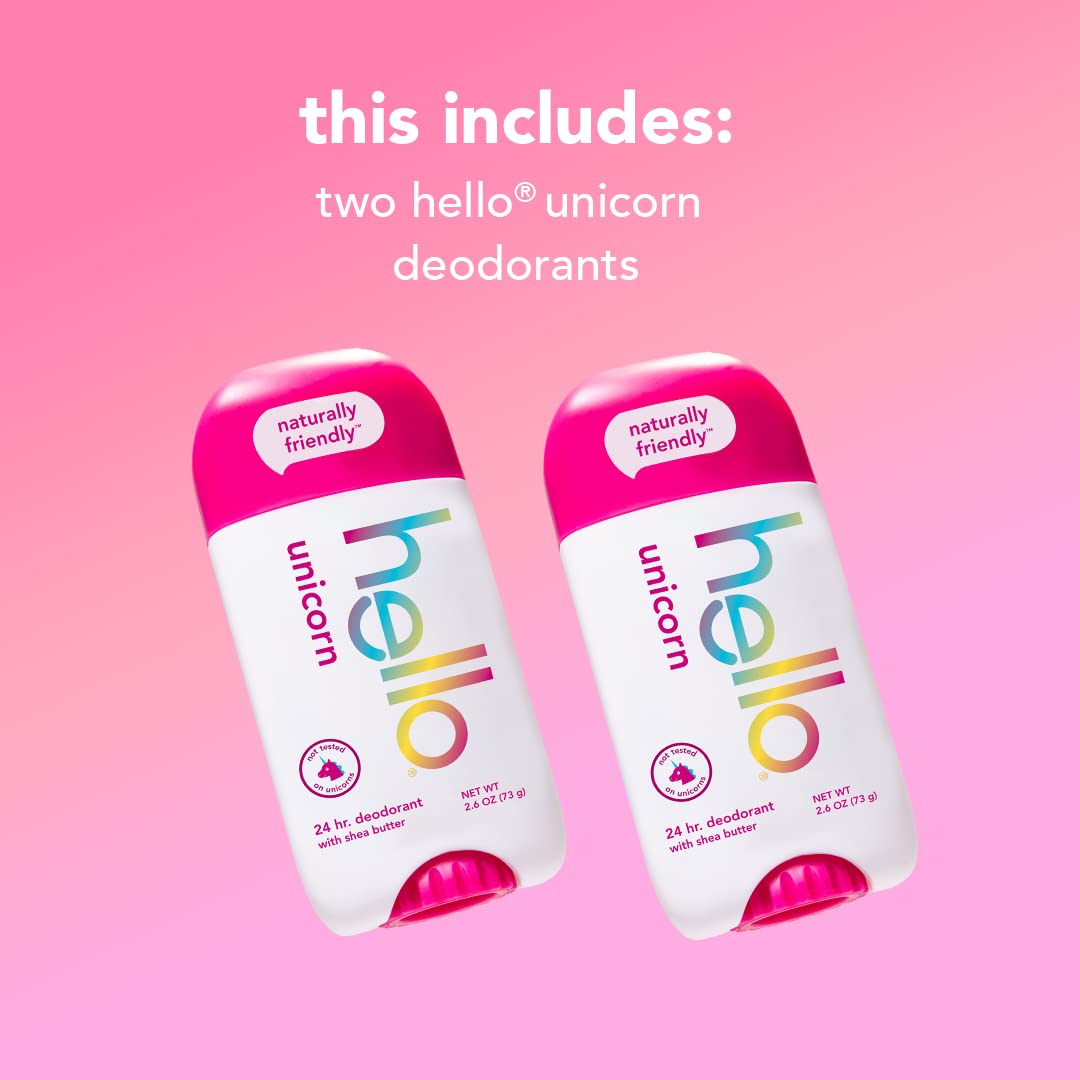 Foto 4 pulgar | Desodorante Hello Unicorn, Sin Aluminio, 75 Ml, Para Mujeres Y Niños, Paquete De 2 - Venta Internacional.