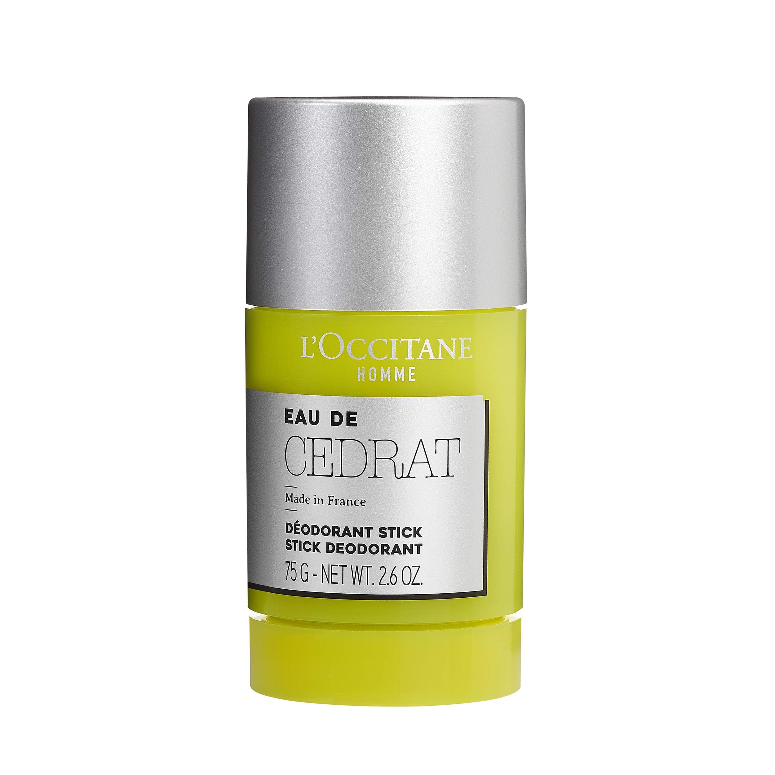 Desodorante L'occitane Energizing Cedrat Solid Stick Para Hombre, 75 Ml - Venta Internacional.