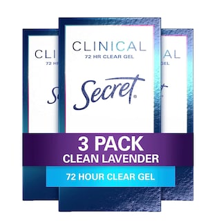 Foto 1 | Desodorante Antitranspirante Secret Clinical Strength en Gel Transparente 3 Piezas - Venta Internacional