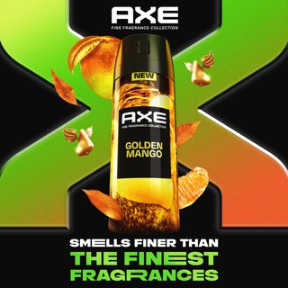 Foto 7 | Desodorante Corporal en Aerosol Axe Fine Fragrance Golden Mango 120 ml 3 Piezas - Venta Internacional