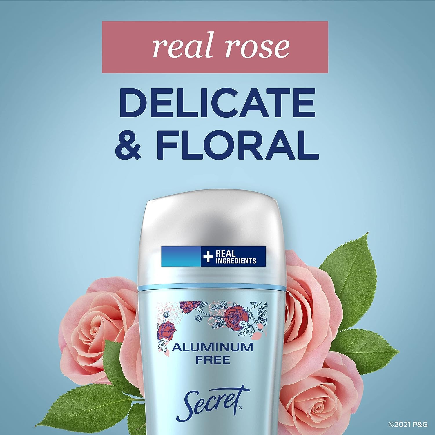 Foto 4 pulgar | Desodorante Secret Sin Aluminio, Sin Aroma A Rosas, 70 Ml, Para Mujer, X3 - Venta Internacional.