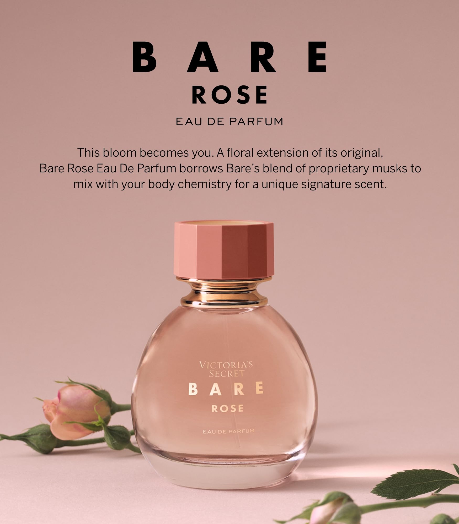 Foto 4 pulgar | Perfume Victoria's Secret Bare Rose Eau De Parfum, 100 Ml - Venta Internacional.