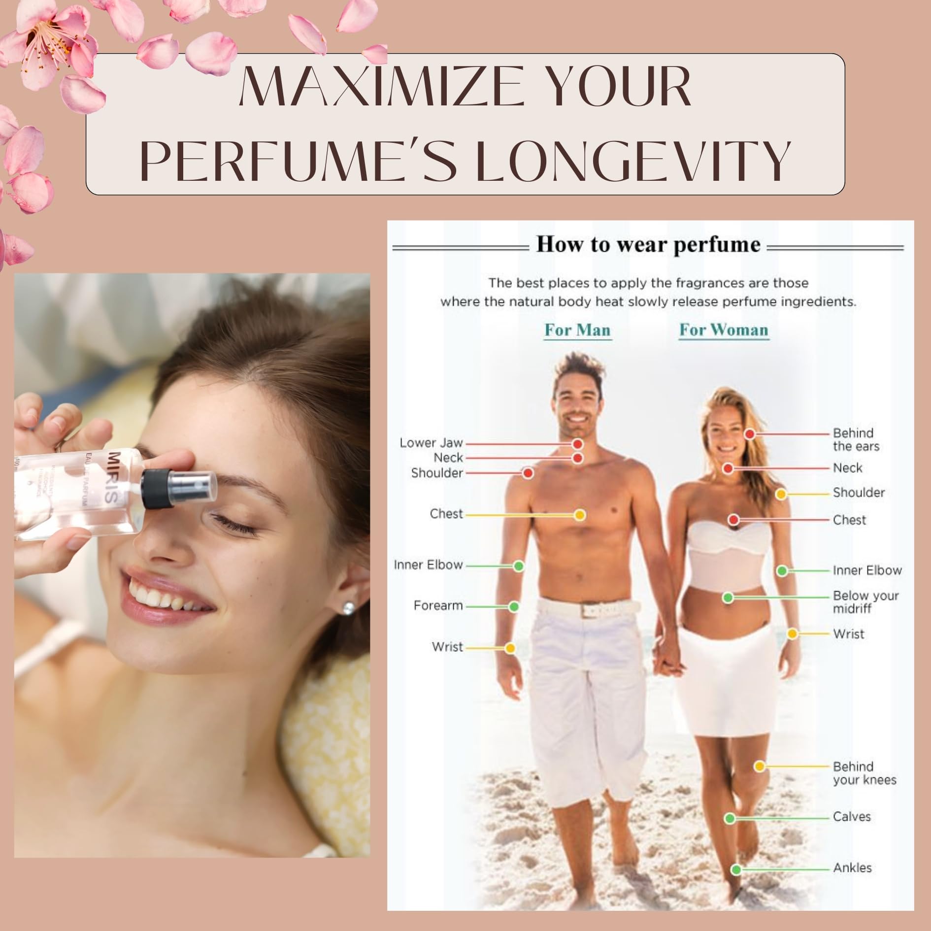 Foto 7 pulgar | Perfume Miris Inspired Eau De Parfum 100 Ml Para Mujer - Venta Internacional.