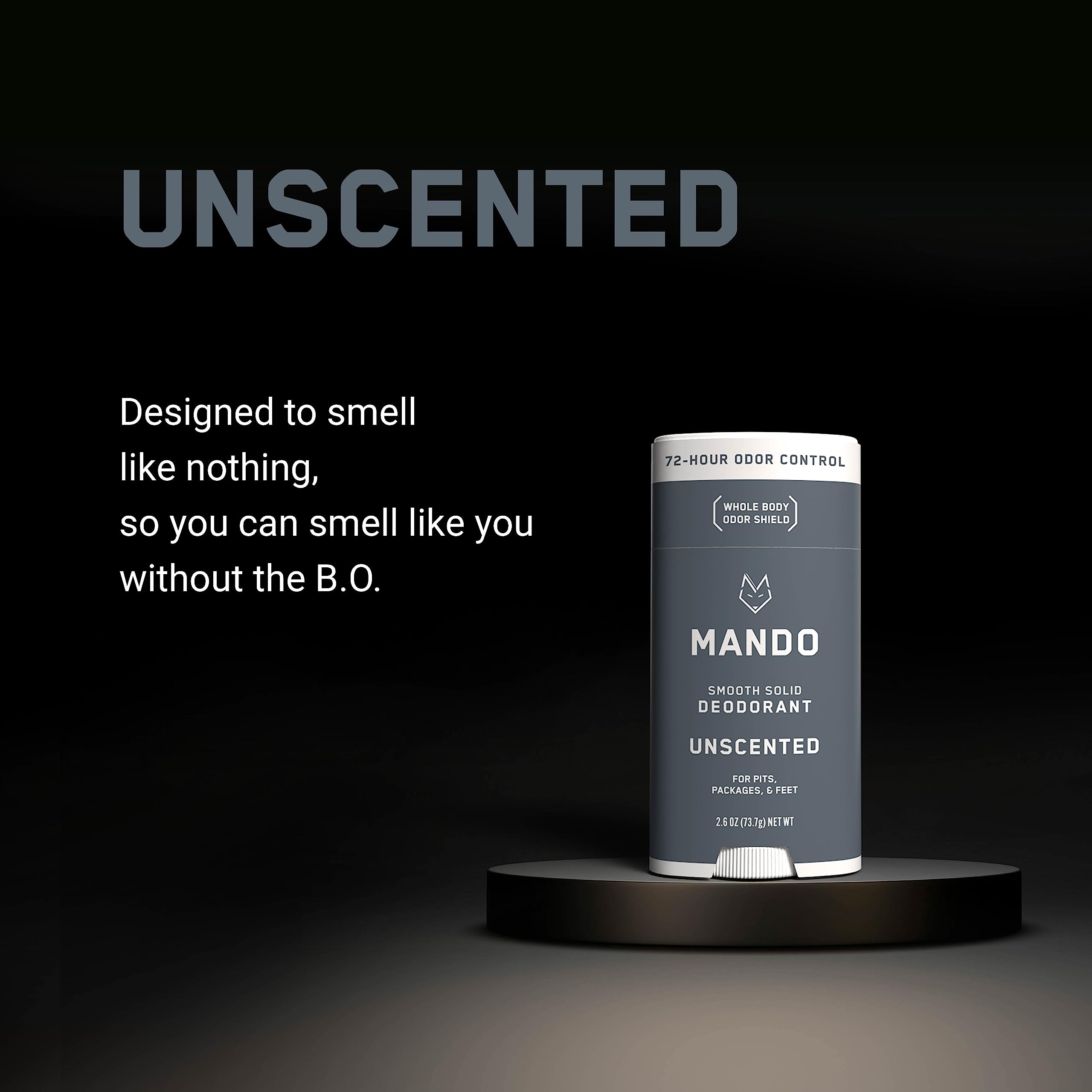 Foto 3 | Desodorante Mando, Crema Invisible Para Todo El Cuerpo, Tubo De 90 Ml Y Barra De 75 G - Venta Internacional.