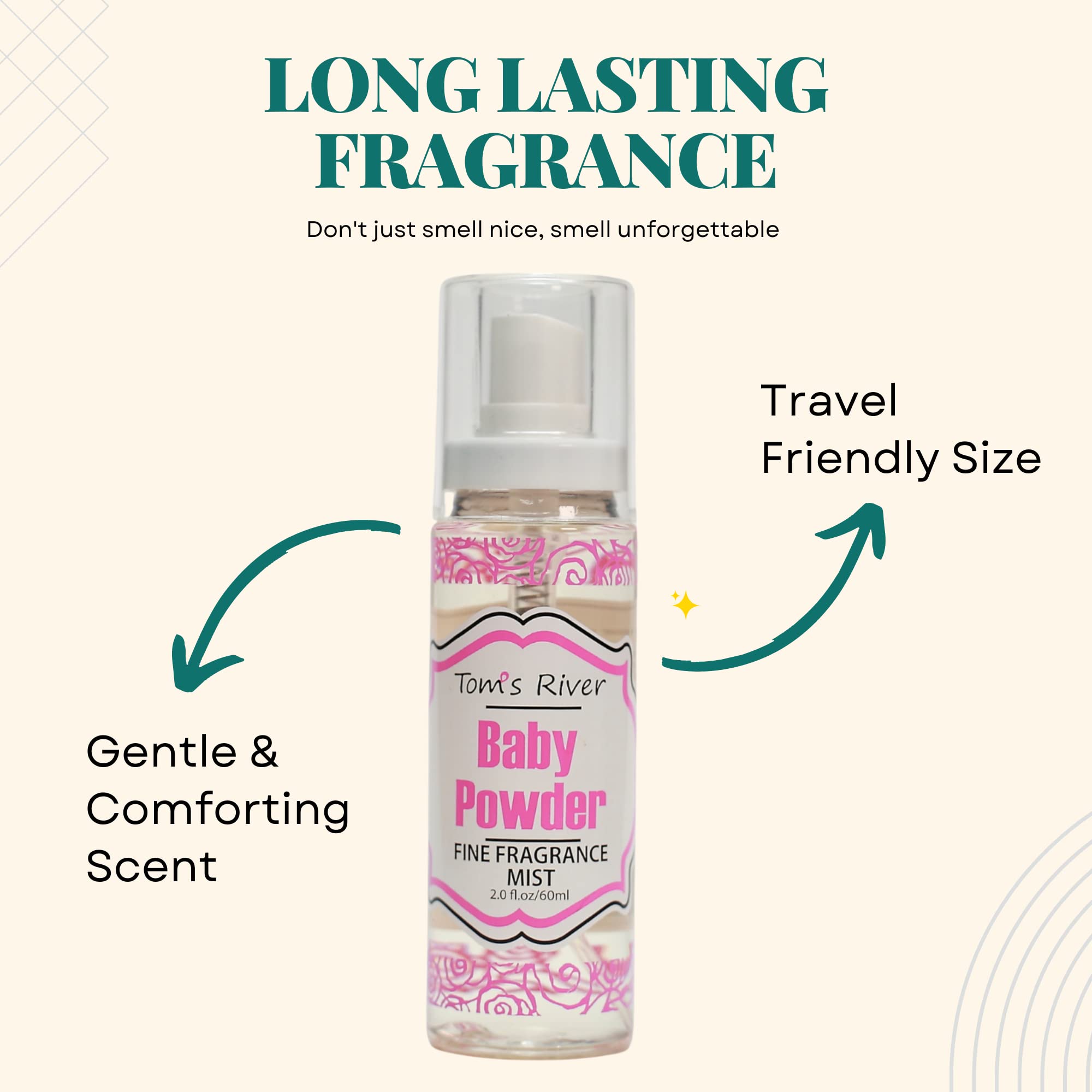 Foto 3 pulgar | Fine Fragrance Mist Infinix Baby Powder Scent, 60 Ml, Para Mujer - Venta Internacional.