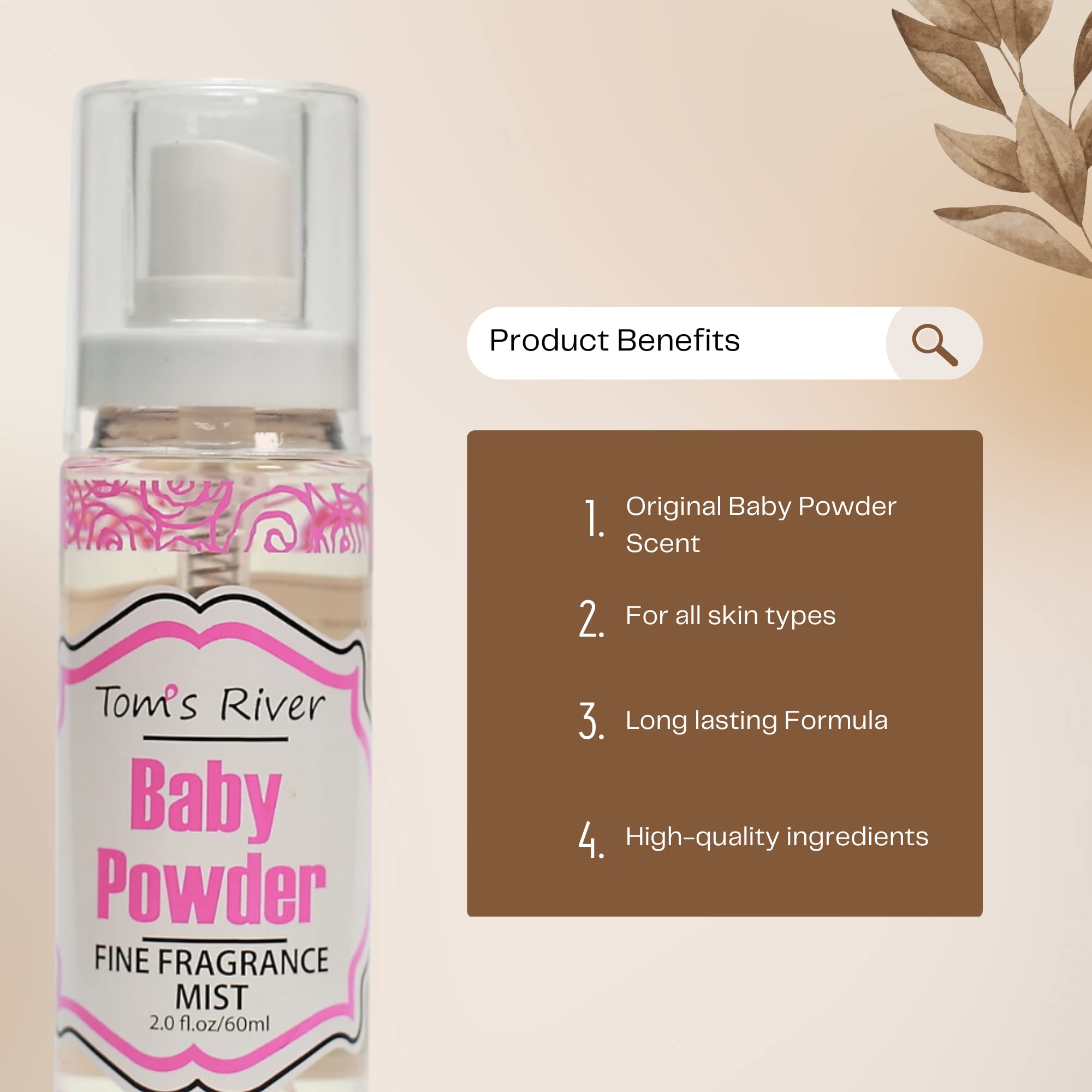 Foto 4 pulgar | Fine Fragrance Mist Infinix Baby Powder Scent, 60 Ml, Para Mujer - Venta Internacional.
